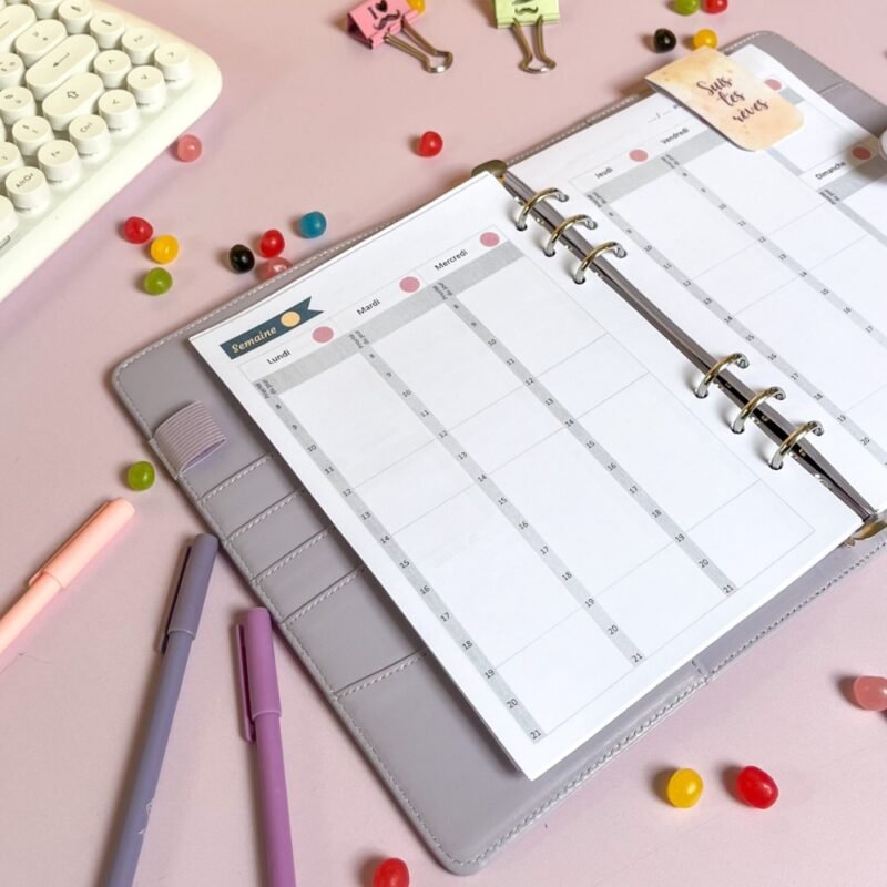 Agenda organiseur pour entrepreneuse