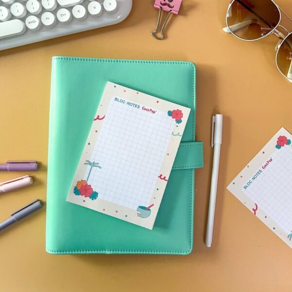 Bloc notes coloré et original Coco Pop
